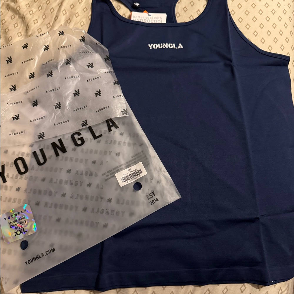Youngla men’s xxl compression tank top
